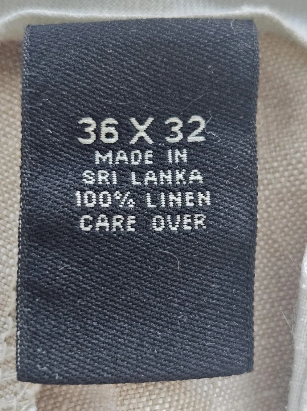 Jos. A Banks Traveler's Collection 100% Linen Pleated Pants Size Men's 36x31.5